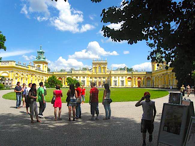 The Wilanow Palace in Warsaw is a glorious example of Polish Baroque